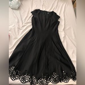 Roz and Ali black scuba dress